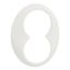 Renova - frame - double socket outlet - white thumbnail 2
