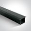 BLACK RECESSED PROFILE 2m + BLACK PC diffuser thumbnail 1
