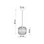 HANGING LAMP CELTA BLACK E27 1X60W IP20 thumbnail 8