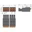 1-conductor female connector push-button 1.5 mm² black thumbnail 1