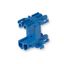 Cable set 2p socket 2x2,5mm� HF blue 2m thumbnail 1