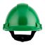 3M™ Hard Hat, Uvicator, Ratchet, Ventilated, Plastic Sweatband, Green, thumbnail 2
