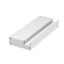 GLENOS professional wall mounting bracket profile, 20 cm, white, incl. end caps thumbnail 1