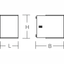 Zono, 3,5 W, 110 lm, 830, anthracite, on/off Wall luminaires, L 100 B  thumbnail 3