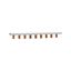 BUSBAR, low voltage, 100 A, AC 600 V, DC 1000 V, 15 x 16 x 160 mm, 9P, UL thumbnail 6