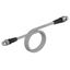 Industrial ethernet cable, straight, 1 m, connectors on both ends:M12 thumbnail 1