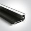 BLACK ALUMINIUM LED PROFILE FOR STEPS 2m thumbnail 1