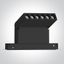 BLACK 10W CCTV 48V IP20 ADJUSTABLE MINI/MIDI thumbnail 1