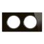 PLATE 2 GANG ONYX BLACK GLASS thumbnail 6