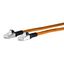 Patch cord Cat.6A AWG 26 0.3 m orange-black thumbnail 1