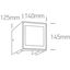 ANTHRACITE LED 11W WW IP54 230V thumbnail 4