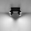 CEILING LAMP RING 4 BLACK GU10 4X40W IP20 thumbnail 5