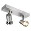 SOUVEREEN II QPAR51,wall and ceiling light, brushed aluminium, spot, max. 75W thumbnail 1