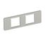 MPMT45 2A Mounting plate with 2x hole pattern Type A 77x24x1,5 thumbnail 1