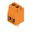 Printed circuit board terminals, 3.50 mm, Number of poles: 2, 90°, Solder pin length (l): 3.2 mm, tinned, orange, Clamping yoke connection, Clamping range, max. : 2.08 mm², Box thumbnail 5