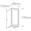 ANTHRACITE WALL 9W WW IP54 230V thumbnail 3