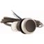C22-D-S-K01-P62 Pushbutton, Flat, momentary, 1 NC, Cable (black) with non-terminated end, 4 pole, 1 m, black, Blank, Bezel: titanium thumbnail 4