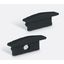 BLACK RECESSED PROFILE 2m + PC opal diffuser thumbnail 1