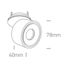 BLACK 12W WW IP20 45deg 230V DARK LIGHT thumbnail 2