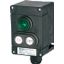 Ex-e Control station Type 412 for zone 1/21, 1x Pushbutton + 1x Signal lamp, Cable entry: 1x M25 thumbnail 1