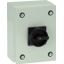 Main switch, P1, 40 A, surface mounting, 3 pole + N, STOP function, With black rotary handle and locking ring, Lockable in the 0 (Off) position, in st thumbnail 2