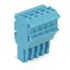 1-conductor female connector Push-in CAGE CLAMP® 4 mm² blue thumbnail 1