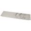 XME0406M Mounting plate, +mounting kit, vertical, empty, HxW=100x600mm thumbnail 1