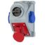 Fixed socket COMBO-POL 32A 5P 6h IP44 thumbnail 1