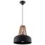 HANGING LAMP CASCO BLACK/NATURAL WOOD E27 1X60W IP20 thumbnail 1