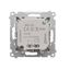 SOON ON SALE, SC/APC double fiber optic sockets, (module), Simon 24, IP20, cashmere thumbnail 2