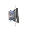 Single socket outlet with earthing for IP44 version with frame seal, without shutters, (module), Simon 24, IP44, 16A, graphite mat, Flap color: Same as a cover thumbnail 1