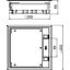 GES4-2 KU 7011 Service outlet construct. set for universal mounting thumbnail 2