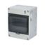 FLATBOX 5906 cabinet, 6TE, 170x135x114mm, transparent plastic door, IP65 thumbnail 2