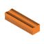 PCB plug-in connector, male header, closed side, THT solder connection, 5.00 mm, Number of poles: 42, 90°, Solder pin length (l): 3.2 mm, tinned, orange, Box thumbnail 3