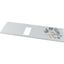 XMN130604C Front cover, +mounting kit, for NZM1, horizontal, 3/4p, HxW=150x425mm, grey thumbnail 4