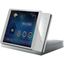 Table docking station with charging function, housing green, glass cover white thumbnail 1