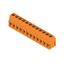 Printed circuit board terminals, 5.00 mm, Number of poles: 12, 90°, Solder pin length (l): 3.5 mm, tinned, orange, Clamping yoke connection, Clamping range, max. : 2.5 mm², Box thumbnail 4