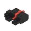 PCB plug-in connector, female plug, 7.62 mm, Number of poles: 4, 180°, PUSH IN with actuator, PUSH IN without actuator, Clamping range, max. : 10 mm², Box thumbnail 4