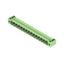 PCB plug-in connector, male header, Flange, THT solder connection, 5.08 mm, Number of poles: 15, 90°, Solder pin length (l): 3.2 mm, tinned, Pale green, Box thumbnail 2