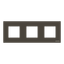Frame 3-gang / 2+2+2-modules - IP44 - Anthracite thumbnail 1