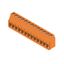 Printed circuit board terminals, 5.08 mm, Number of poles: 13, 90°, Solder pin length (l): 3.2 mm, tinned, orange, Clamping yoke connection, Clamping range, max. : 6 mm², Box thumbnail 2