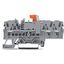 3-conductor disconnect/test terminal block with test option orange dis thumbnail 1