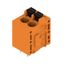 Printed circuit board terminals, 5.08 mm, Number of poles: 2, 180°, Solder pin length (l): 3.5 mm, tinned, orange, PUSH IN with actuator, Clamping range, max. : 2.5 mm², Box thumbnail 2
