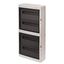 Cabinet ACQUA PLUS 39072, 72TE, 879x432x160mm, transparent door, IP65 thumbnail 2