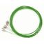 FO Pigtail LC, 50/125æm OM2, 2.0m, Easy Strip, green, 4pcs thumbnail 1