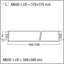 MIRL NIV LED3800-840 M600Q WB LDO KA - LED ceiling-recessed luminaire thumbnail 2