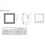 Frequency meter, 96x96mm, 45 to 65Hz, 230VAC thumbnail 4