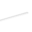 Surface-mount aluminium profile for 2 LED-strips, flaches U-Profil MEDIUM, weiß, Länge 2m thumbnail 2