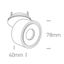 WHITE 12W WW IP20 45deg 230V DARK LIGHT thumbnail 2