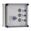 Distribution enclosure 1x40A Duco 4p 3xDII+busbars thumbnail 2